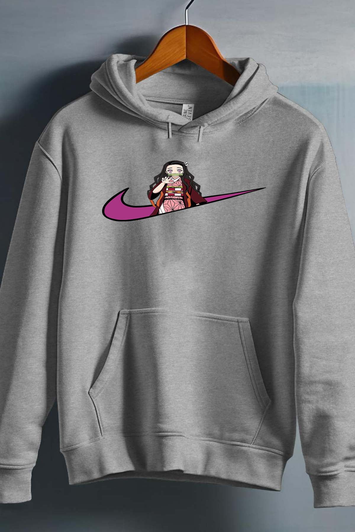 COULEUR:Gris|Sweat Capuche Garçon | virgule perso naruto 250 Gris