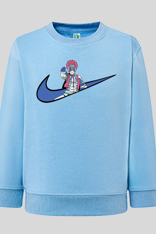 COULEUR:Bleu Ciel|Sweat Col Rond Homme | virgule perso naruto 2 Bleu Ciel