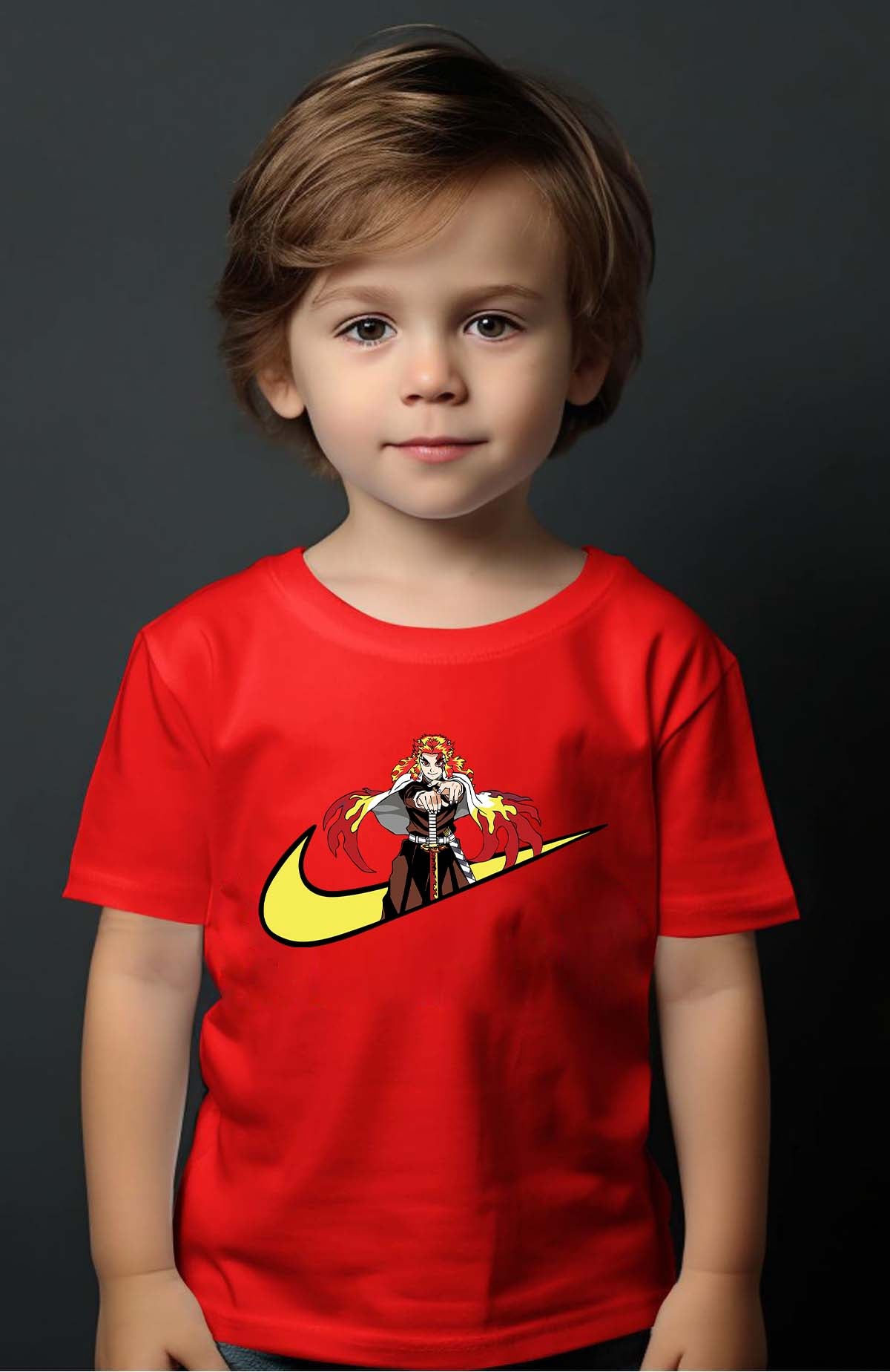 COULEUR:Rouge|T-shirt Garçon | virgule perso naruto 3 Rouge