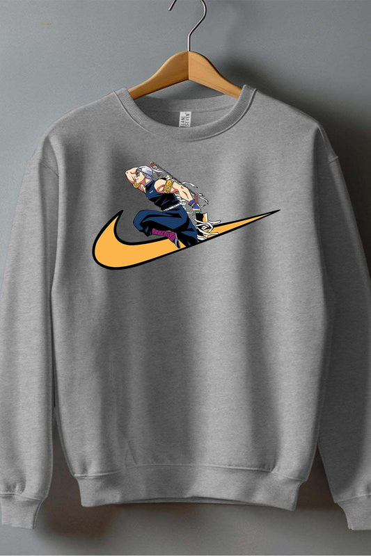 COULEUR:Gris|Sweat Col Rond Homme | virgule perso naruto 4 Gris