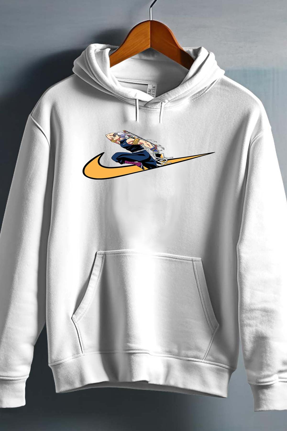 COULEUR:Blanc|Sweat Capuche Garçon | virgule perso naruto 4 Blanc