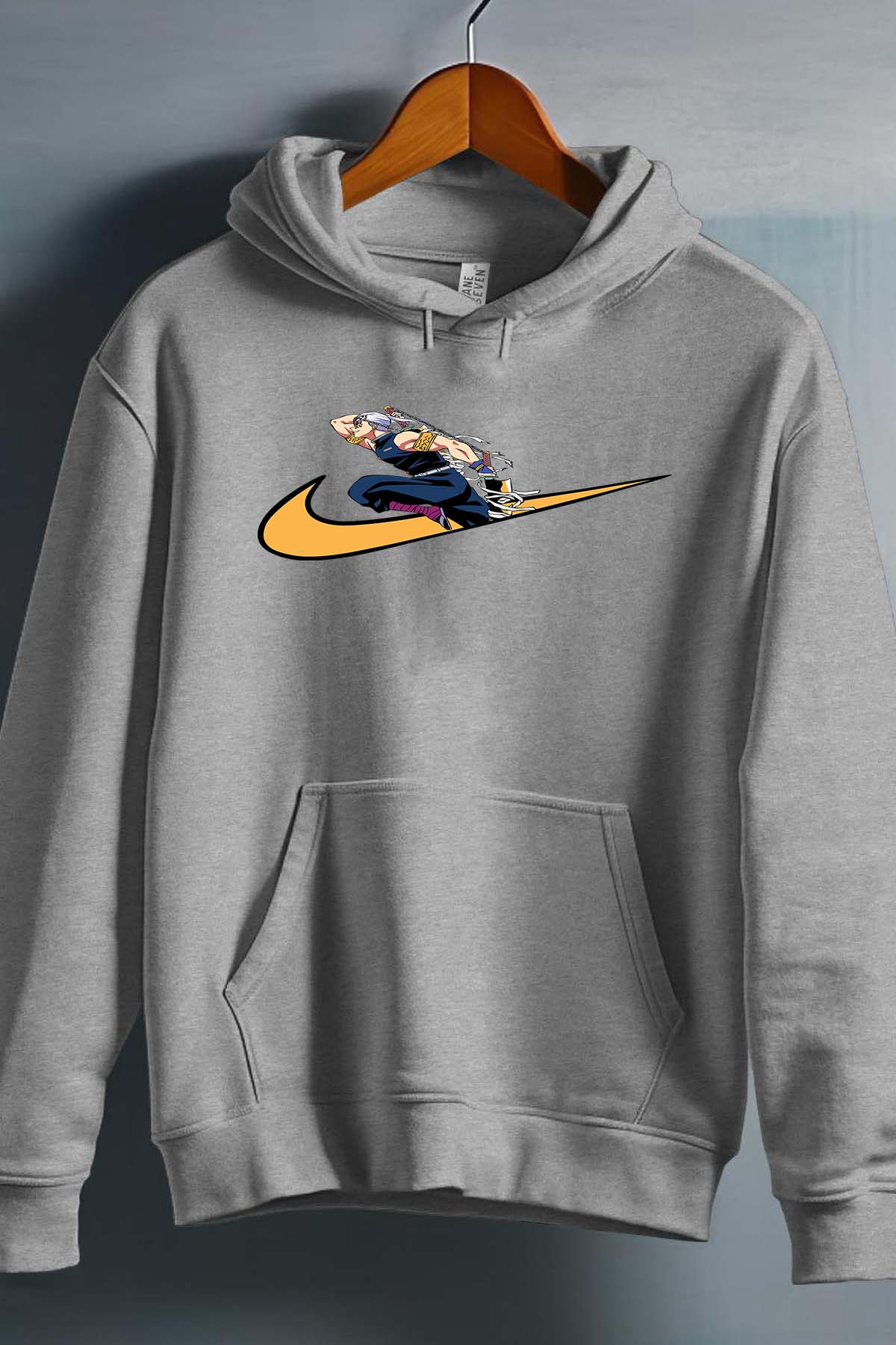 COULEUR:Gris|Sweat Capuche Garçon | virgule perso naruto 4 Gris