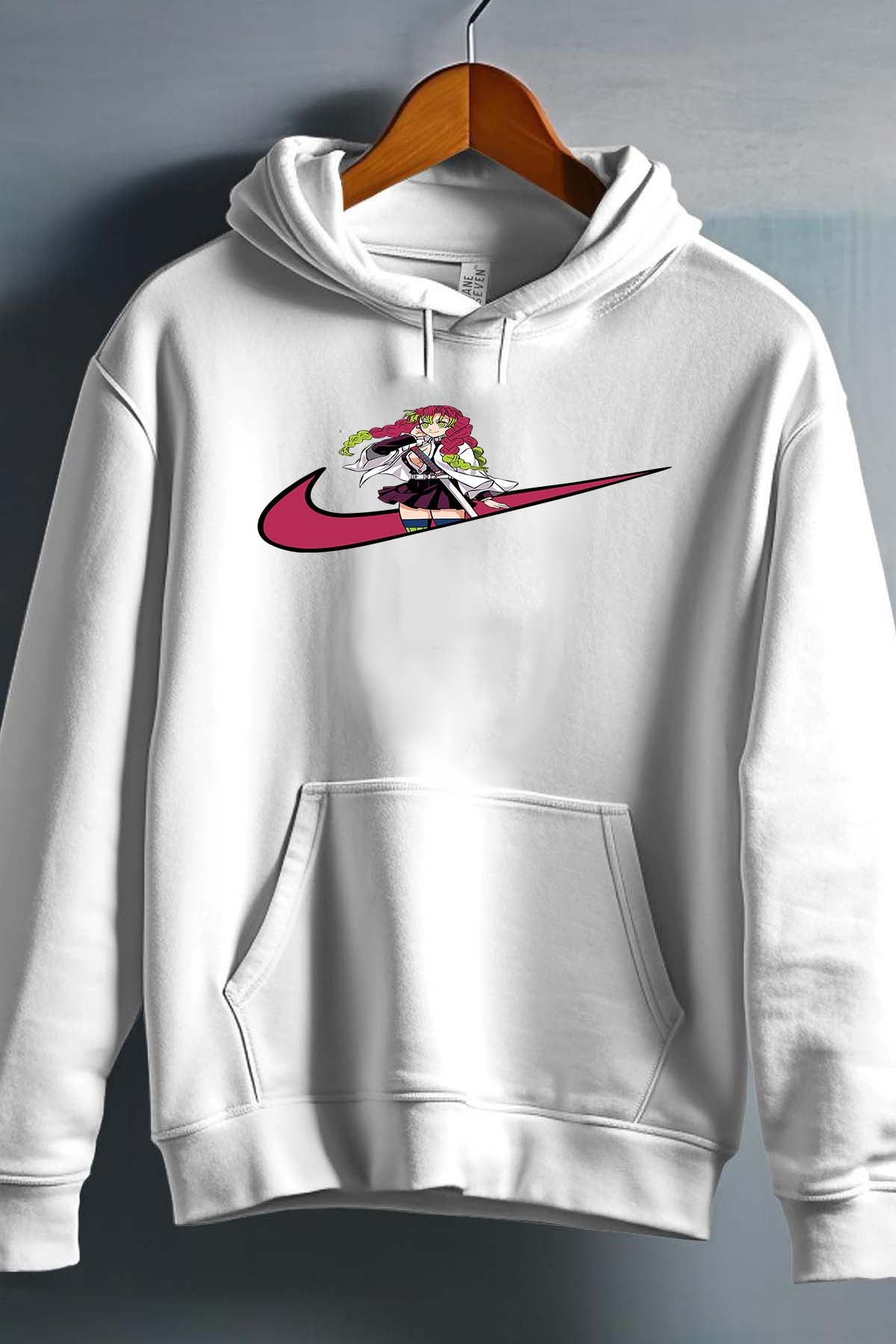 COULEUR:Blanc|Sweat Capuche Garçon | virgule perso naruto 7 Blanc