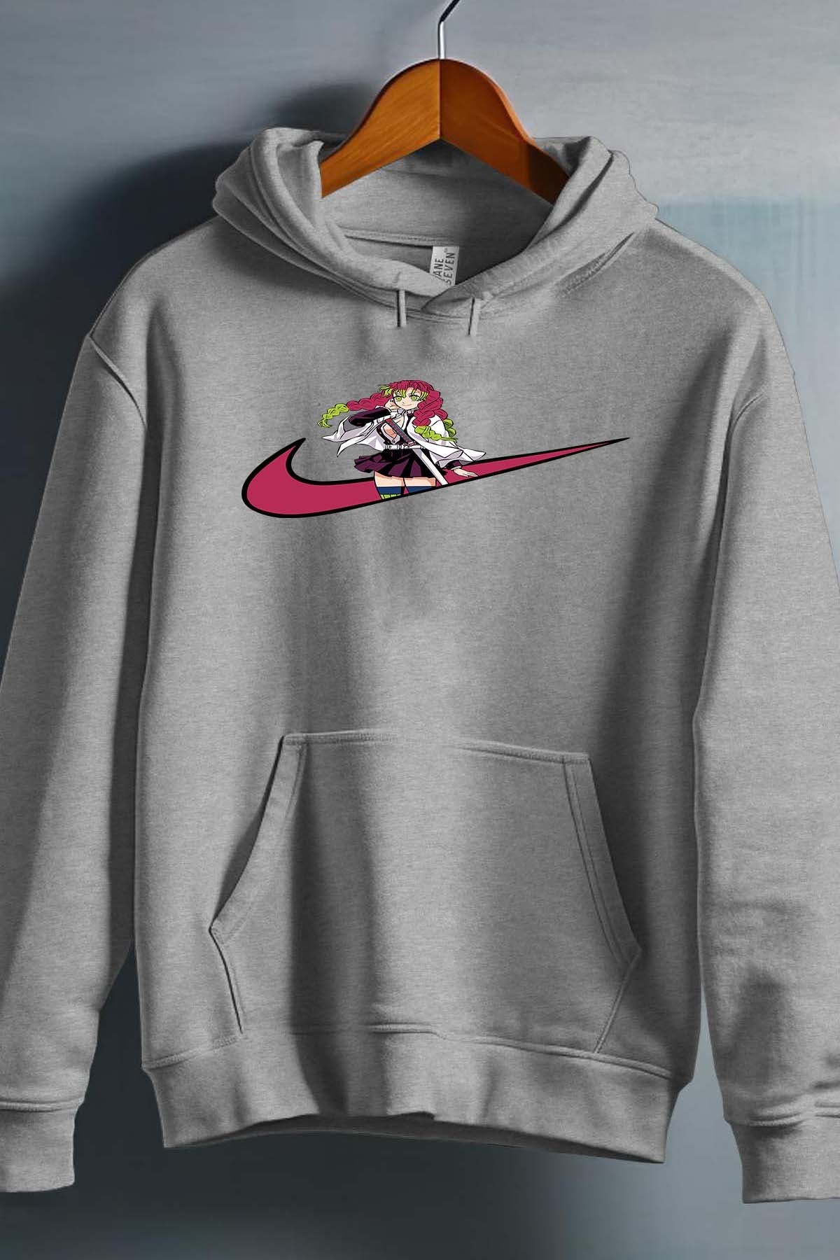 COULEUR:Gris|Sweat Capuche Garçon | virgule perso naruto 7 Gris