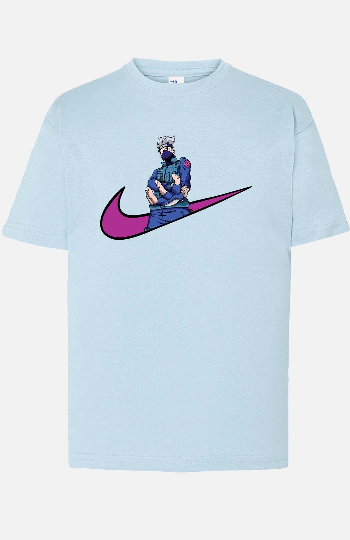 COULEUR:Bleu Ciel|T-shirt Garçon | virgule takashi naruto Bleu Ciel