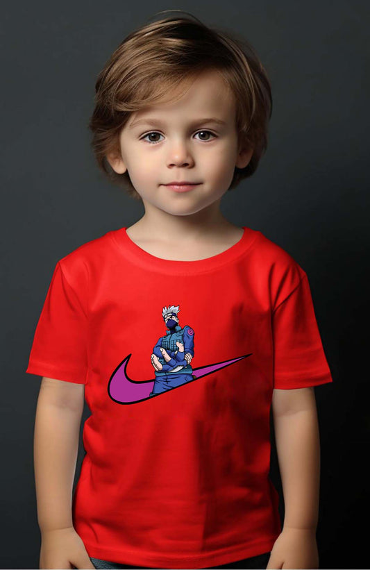 COULEUR:Rouge|T-shirt Garçon | virgule takashi naruto Rouge