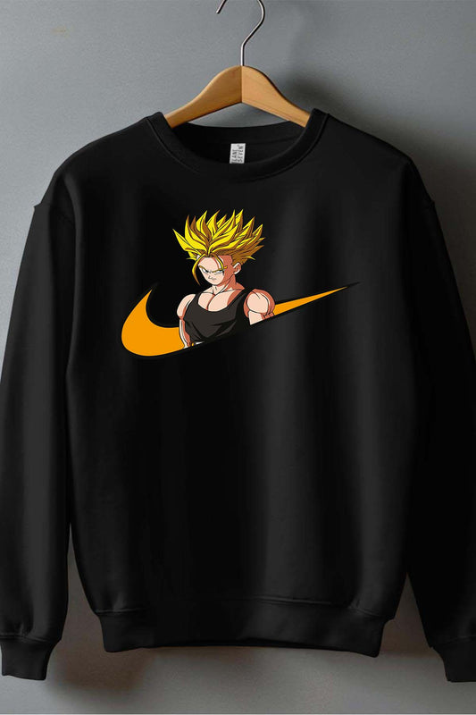 COULEUR:Noir|Sweat Col Rond Garçon | virgule trunk Noir