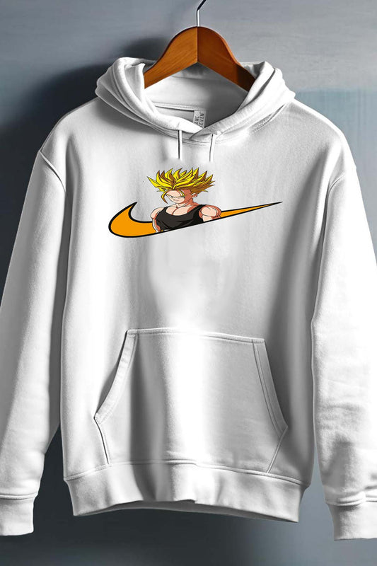 COULEUR:Blanc|Sweat Capuche Homme | virgule trunk Blanc