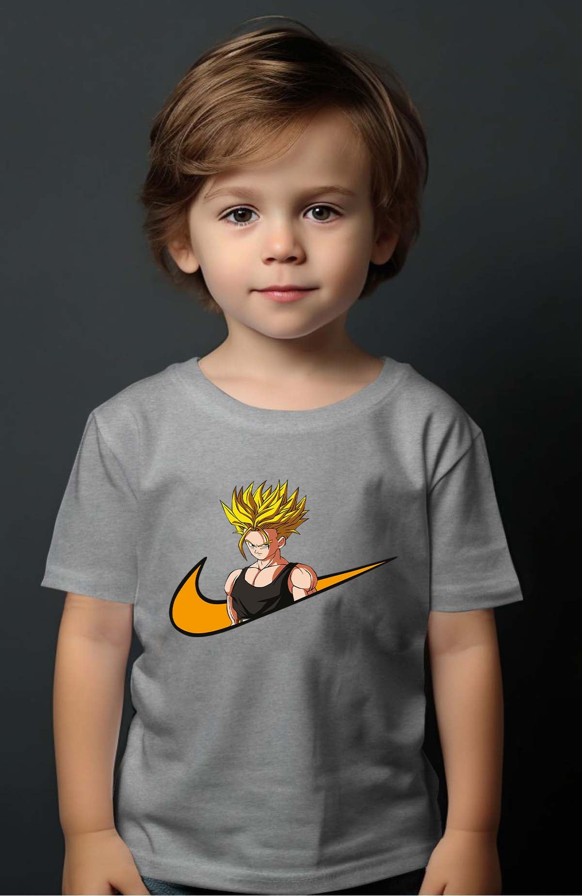 COULEUR:Gris|T-shirt Garçon | virgule trunk Gris