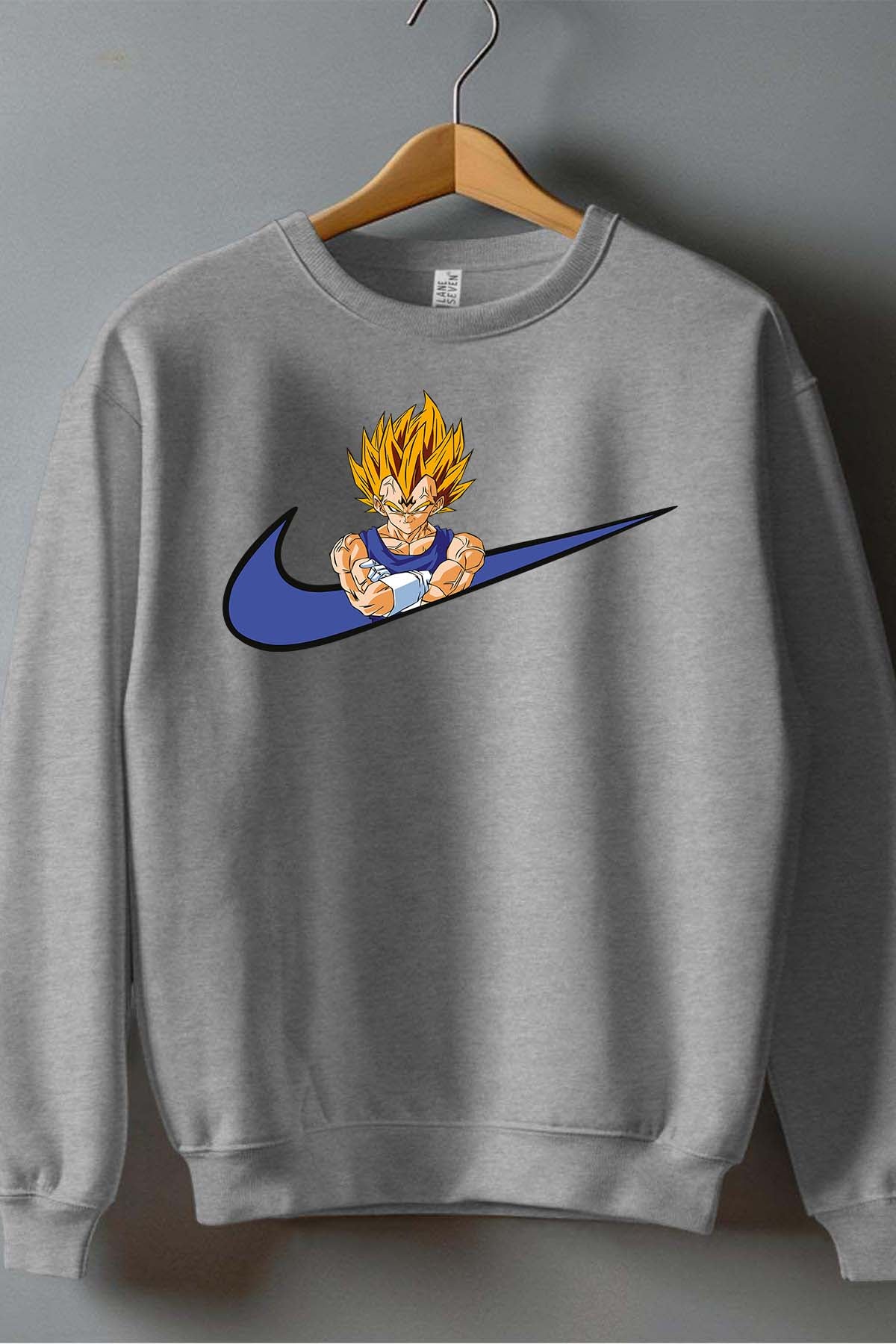 COULEUR:Gris|Sweat Col Rond Homme | virgule vegeta Gris