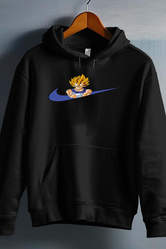 COULEUR:Noir|Sweat Capuche Homme | virgule vegeta Noir