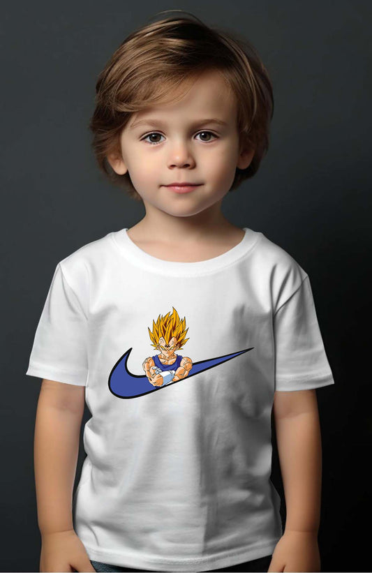 COULEUR:Blanc|T-shirt Garçon | virgule vegeta Blanc