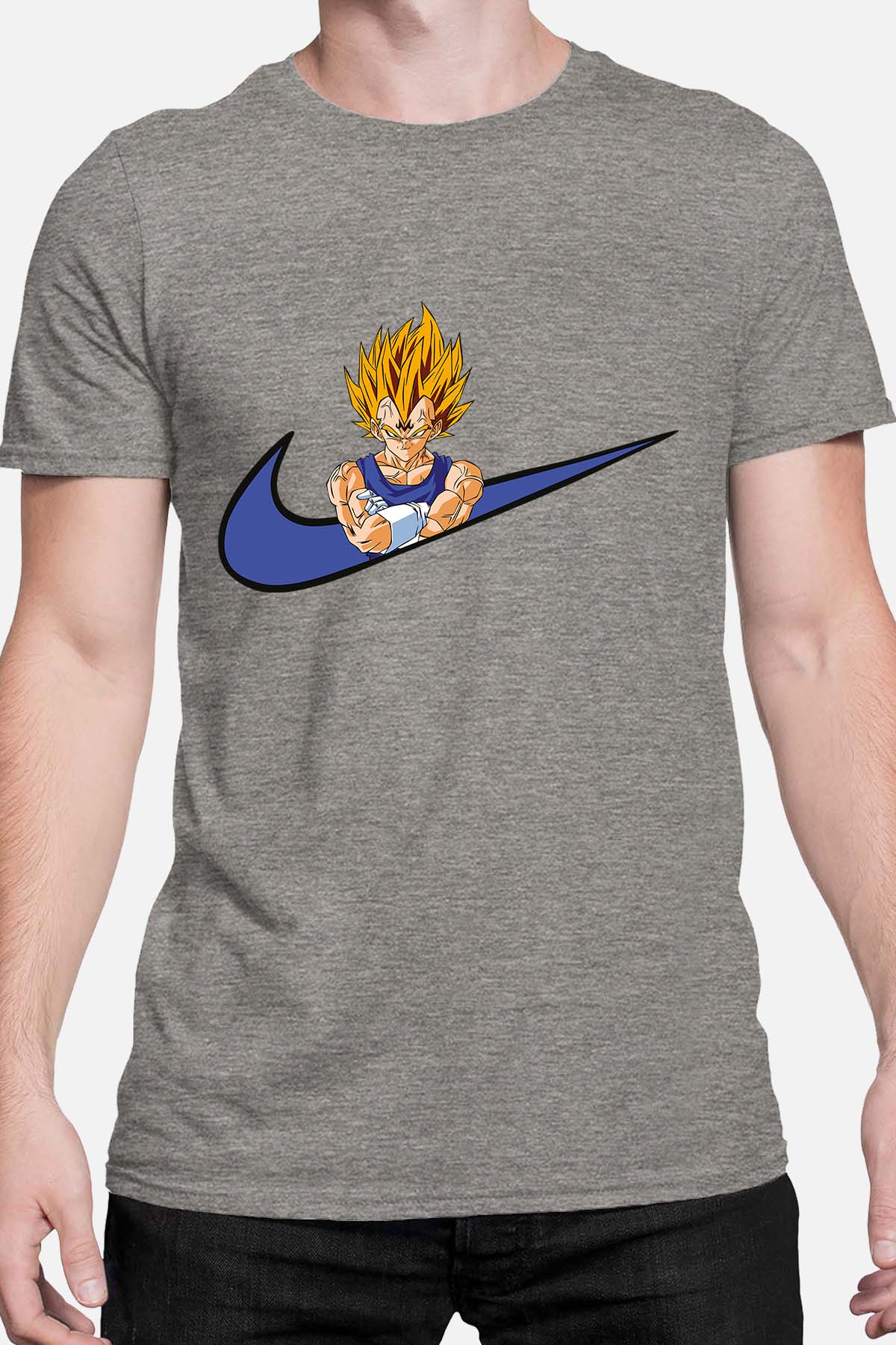 COULEUR:Gris|T-shirt Homme | virgule vegeta Gris