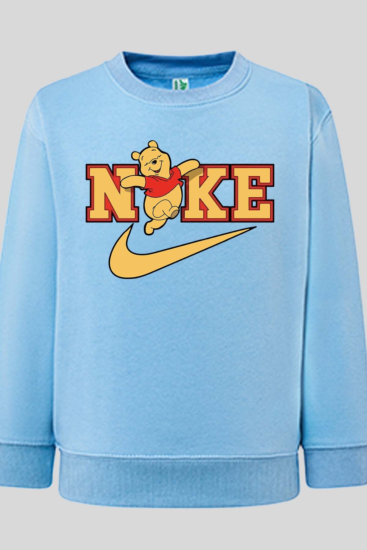 COULEUR:Bleu Ciel|Sweat Col Rond Garçon | winnie NKE Bleu Ciel