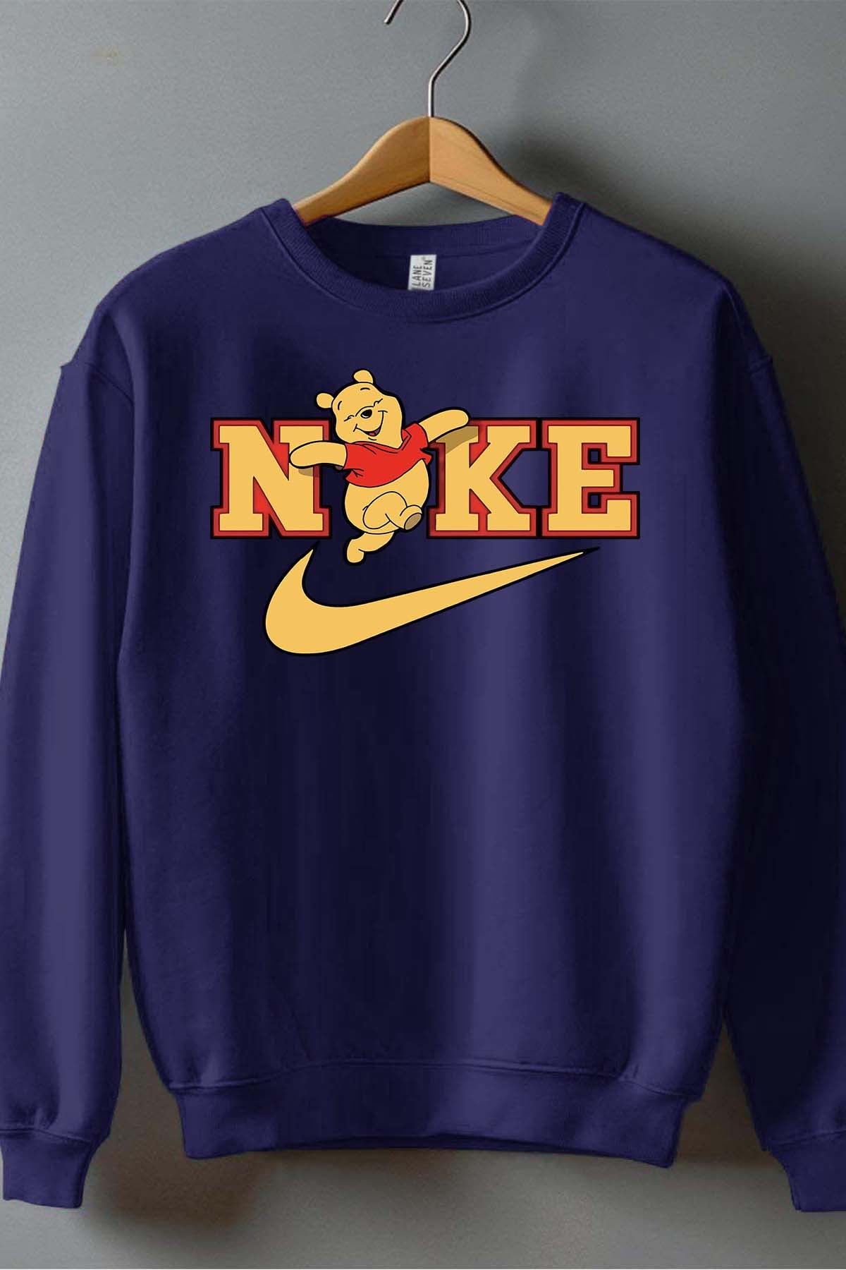 COULEUR:Marine|Sweat Col Rond Garçon | winnie NKE Marine