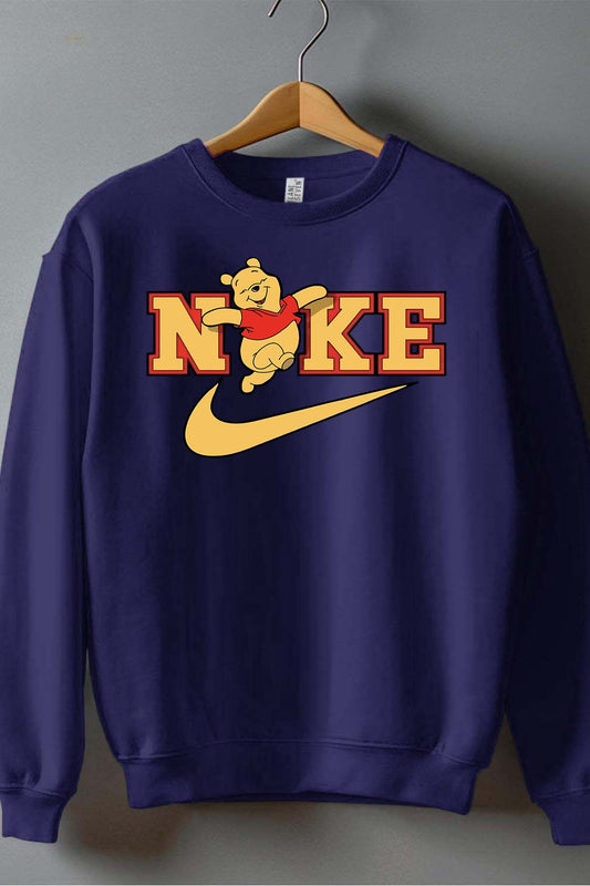 COULEUR:Marine|Sweat Col Rond Garçon | winnie NKE Marine