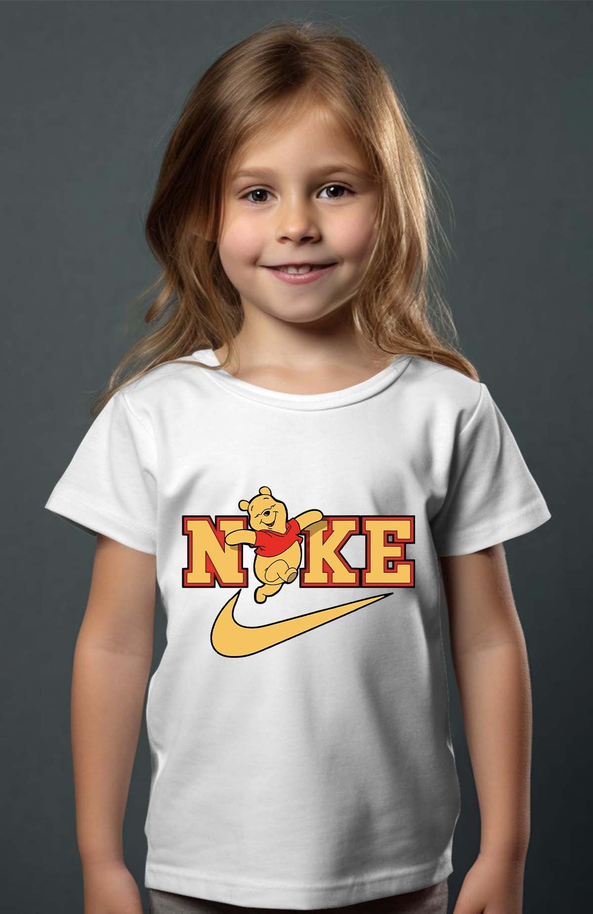 COULEUR:Blanc|T-shirt Fille | winnie NKE Blanc