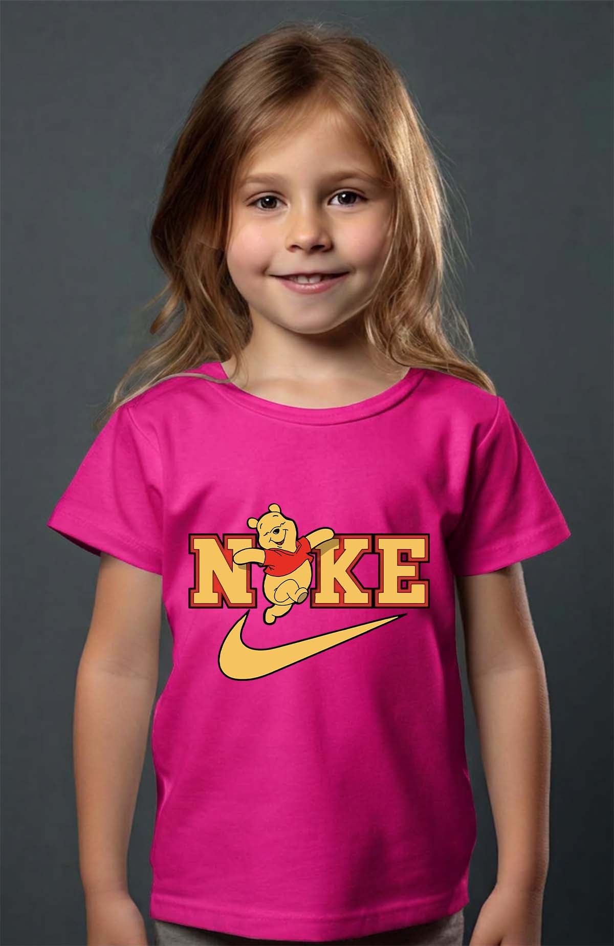 COULEUR:Fuchsia|T-shirt Fille | winnie NKE Fuchsia