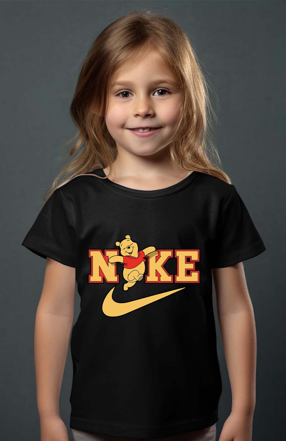 COULEUR:Noir|T-shirt Fille | winnie NKE Noir