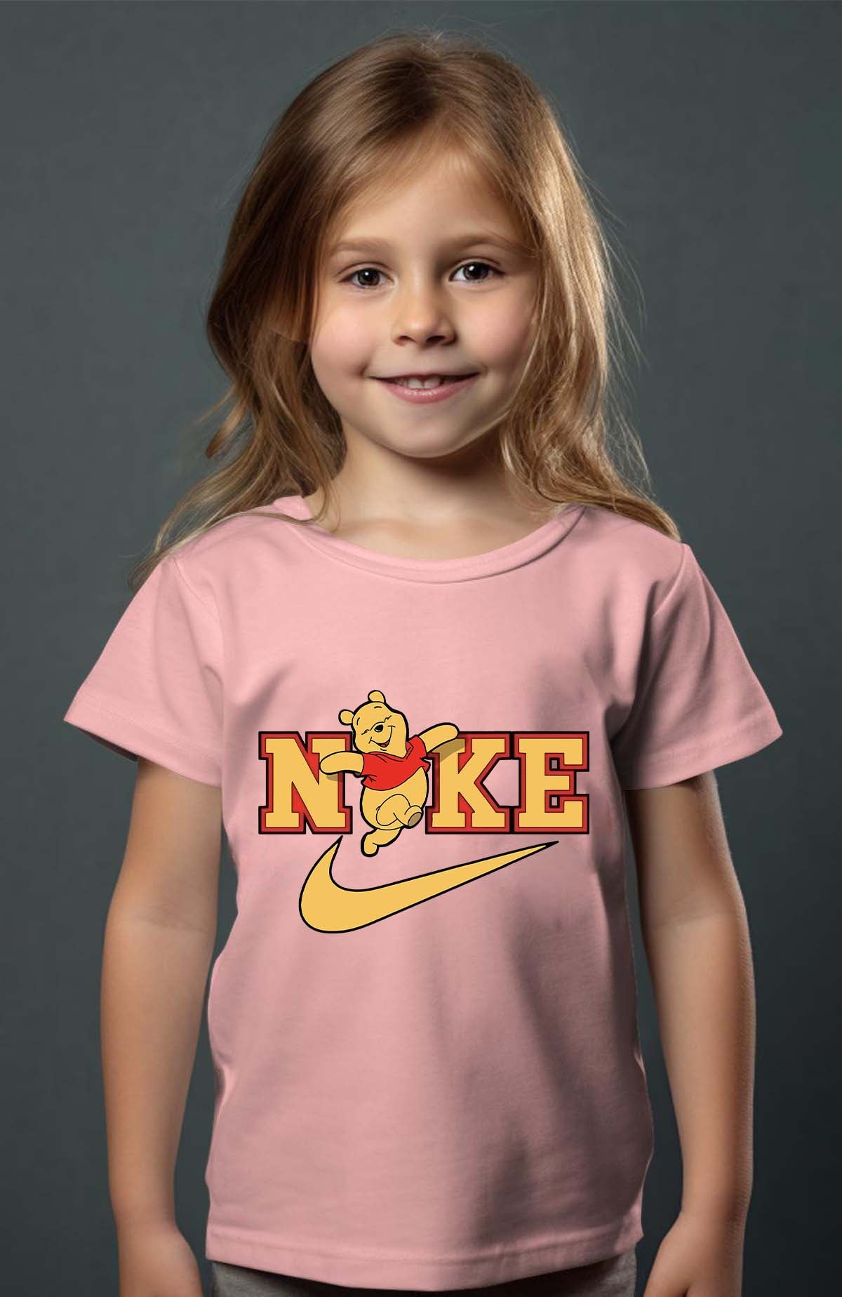 COULEUR:Rose|T-shirt Fille | winnie NKE Rose
