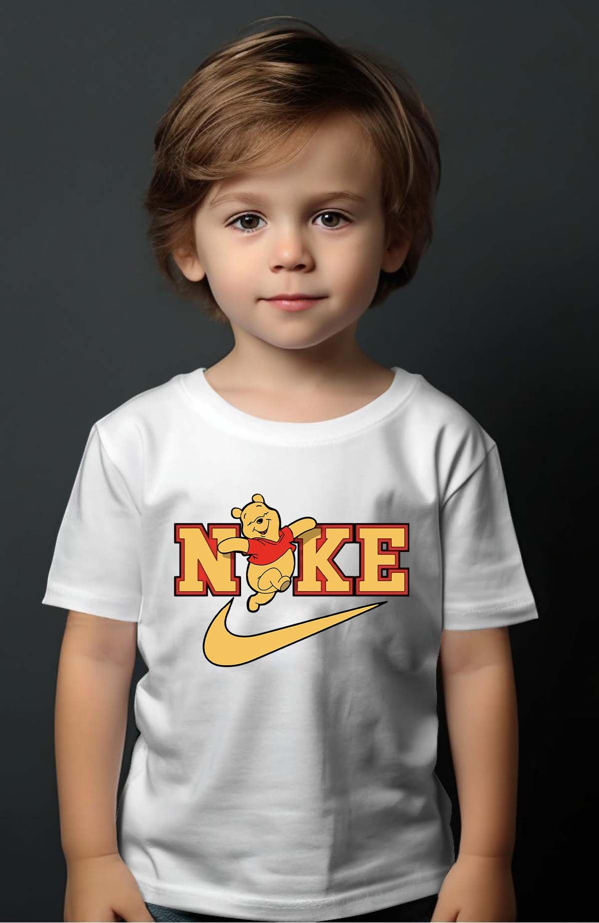 COULEUR:Blanc|T-shirt Garçon | winnie NKE Blanc