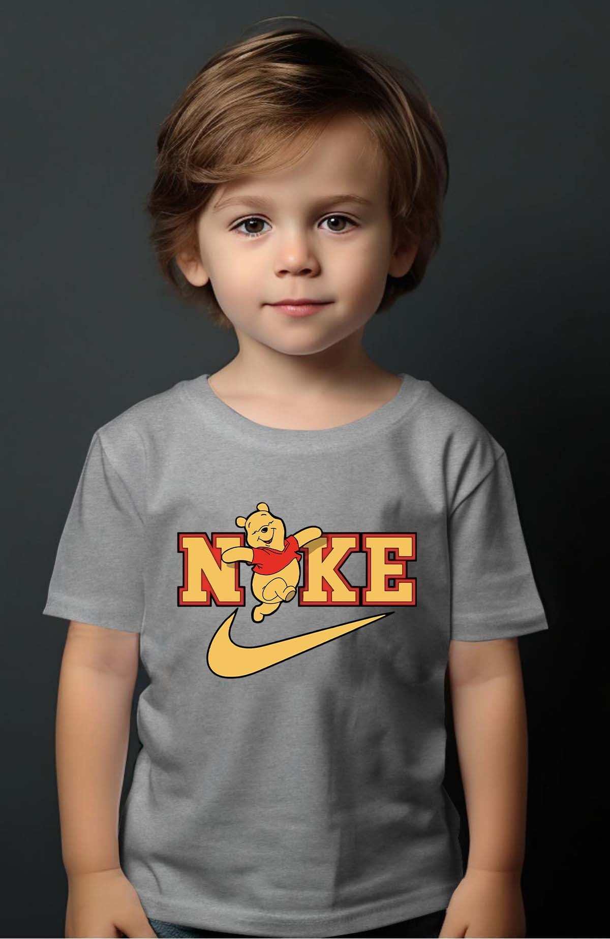 COULEUR:Gris|T-shirt Garçon | winnie NKE Gris
