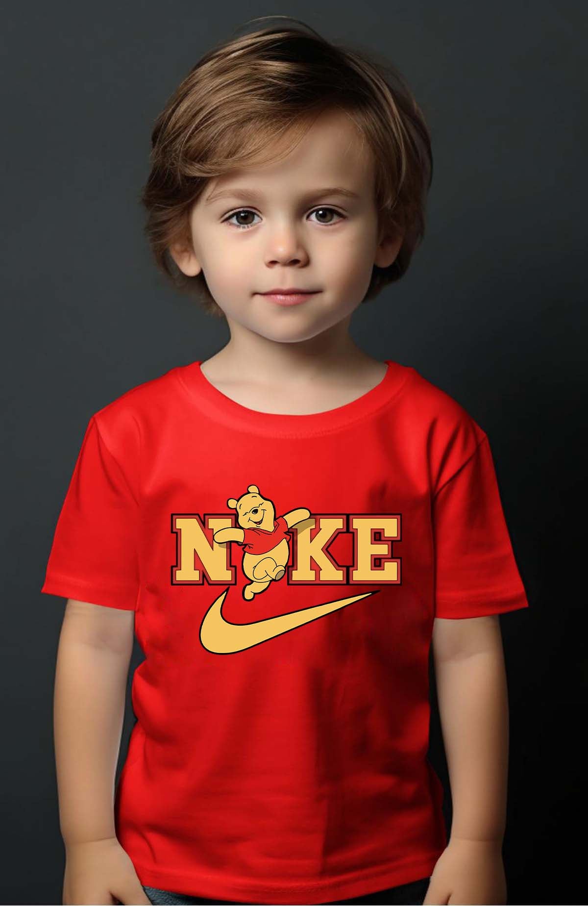 COULEUR:Rouge|T-shirt Garçon | winnie NKE Rouge